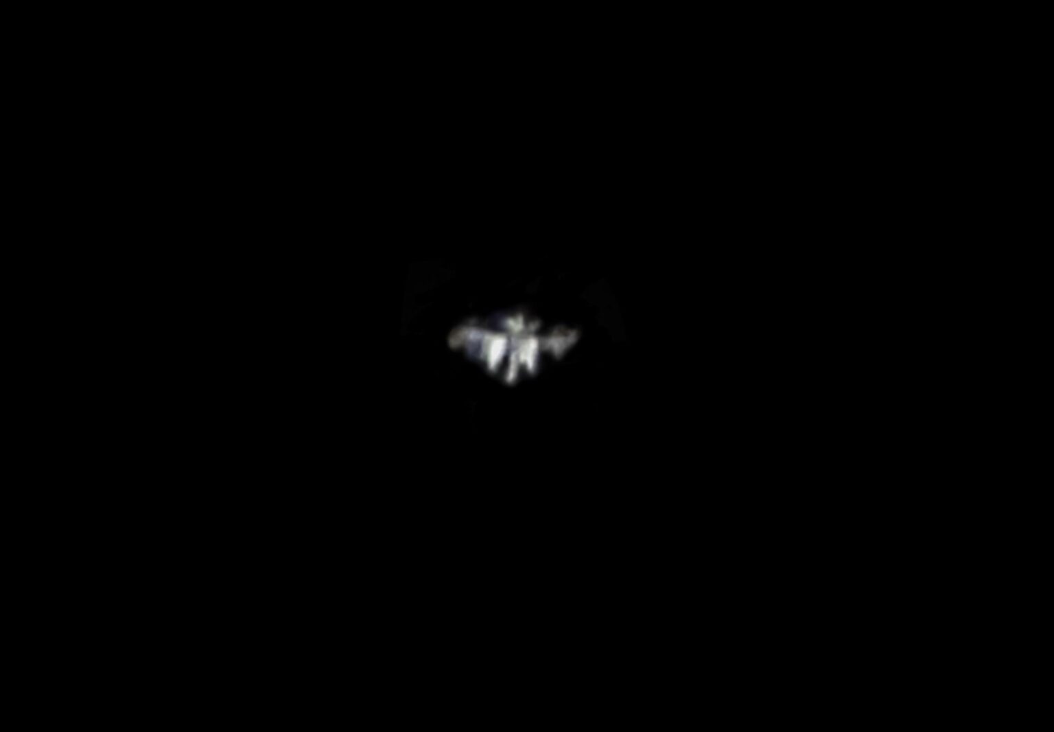 My sharpest yet view of the ISS