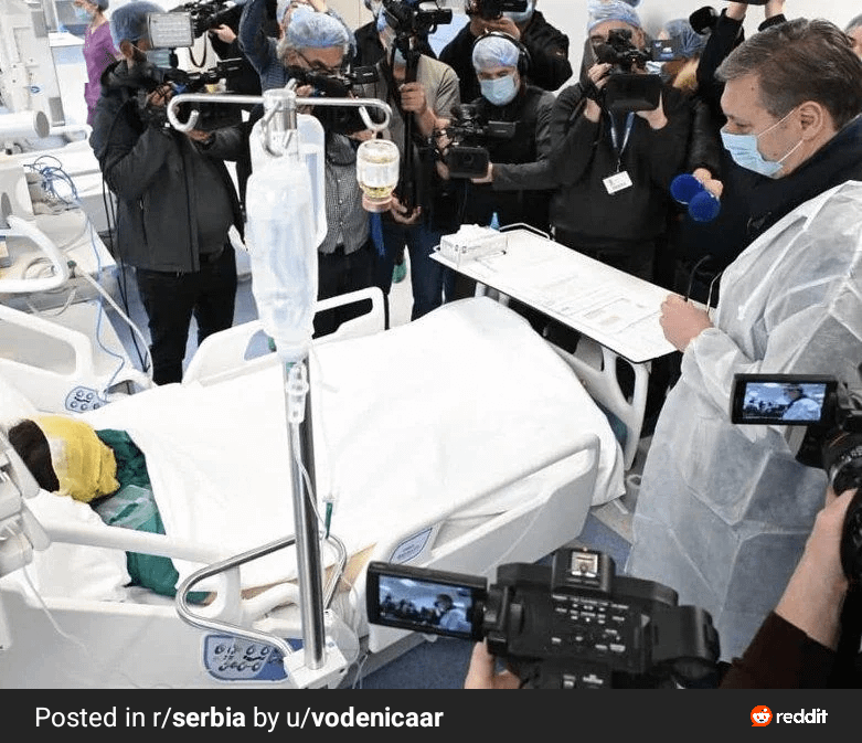 Serbian President endangers the life of the victim's victim