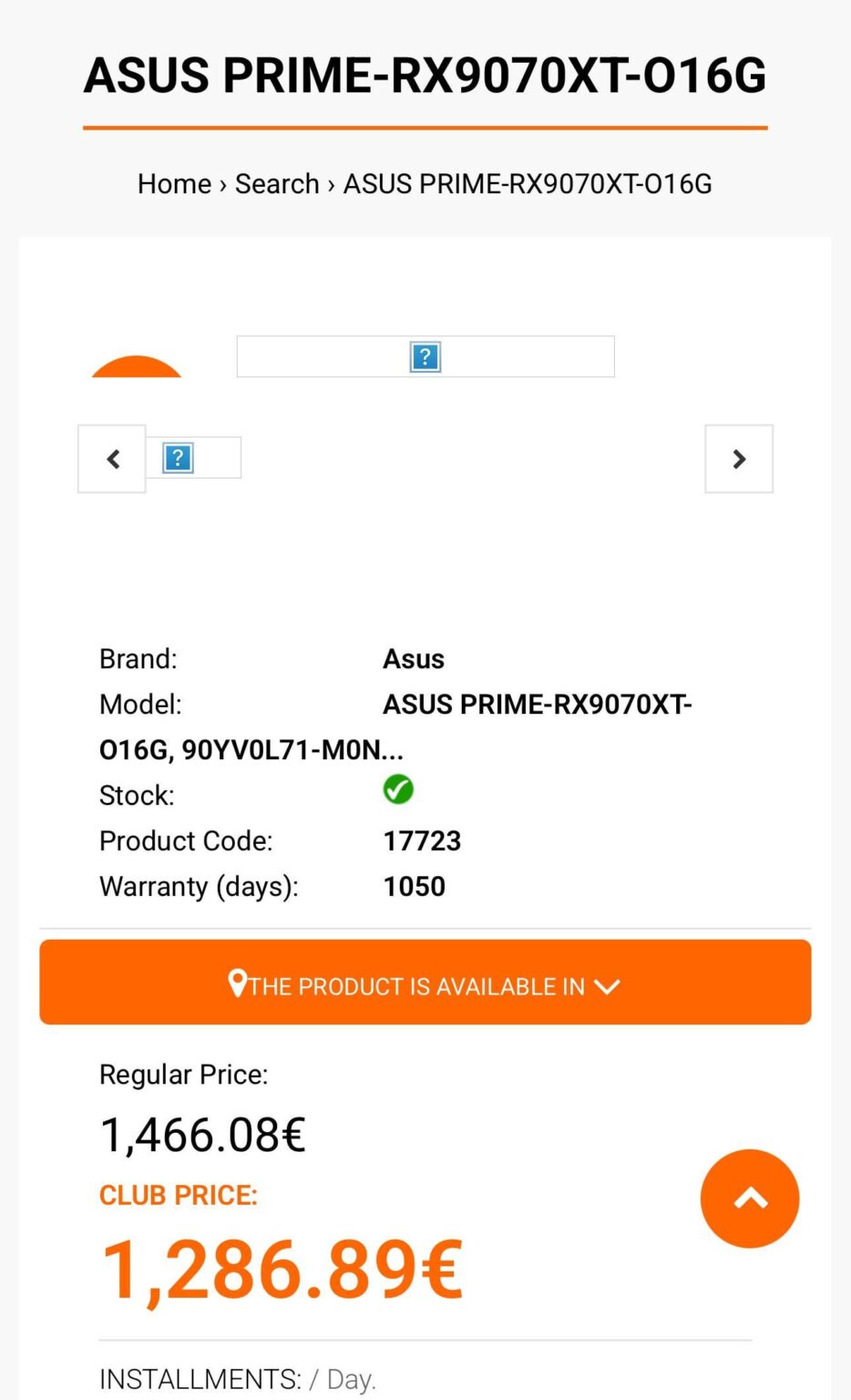 HAHAHAHAHAHAHA $ 599 = $ 1400 AMD 9070xt