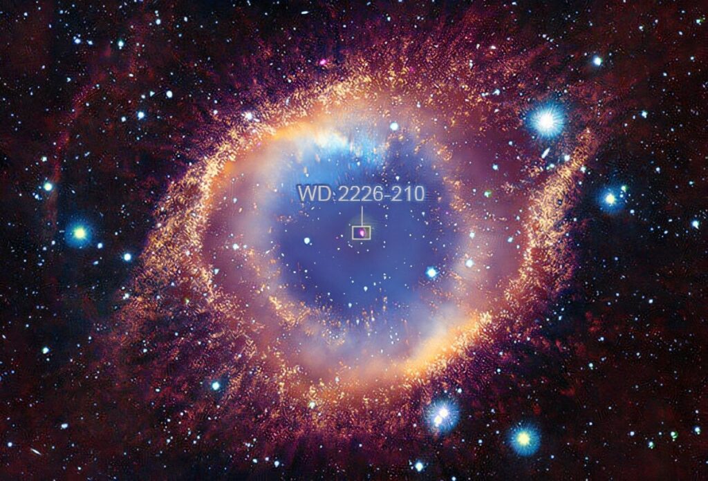 X-ray signal from Helix Nebula points to planet destroyed by white dwarf