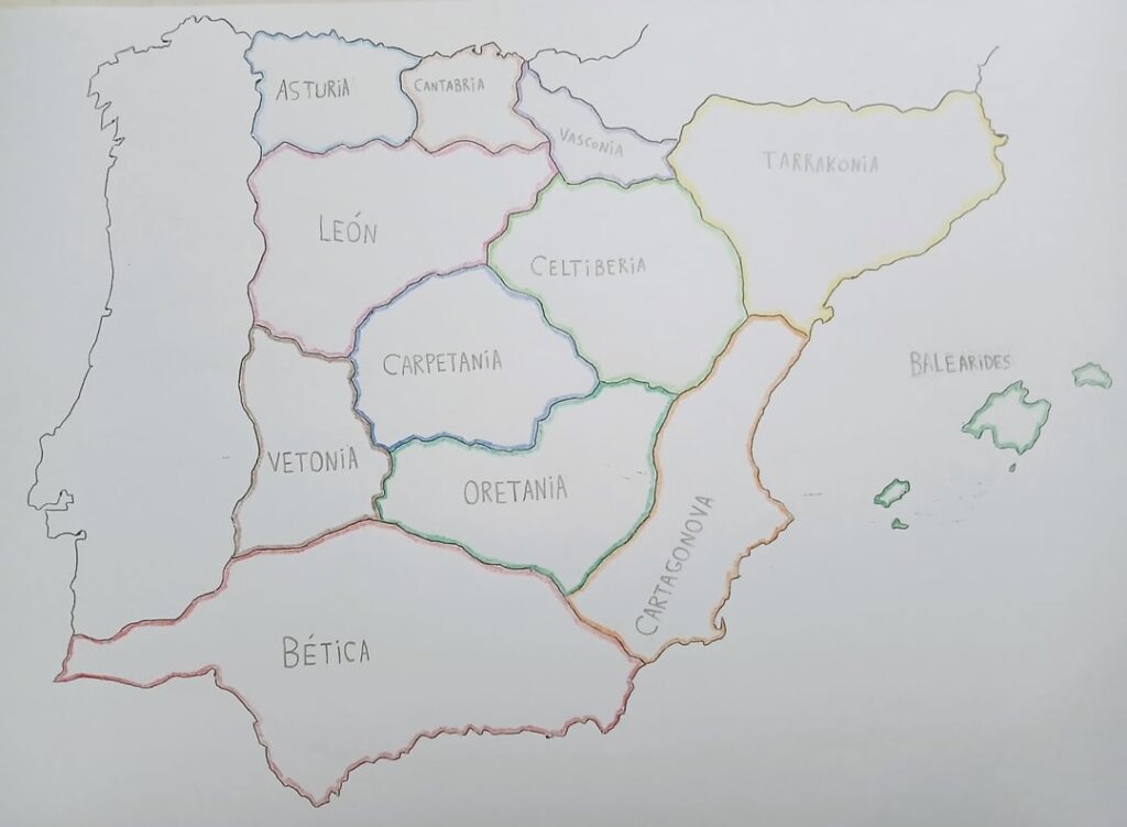 Boys I am carrying out a "Alternative History" Call "Tribal Europe", this is Iberia (the equivalent of Spain) strongly based on pre -Roman, Roman and Visigoth Spain, I hope you like it