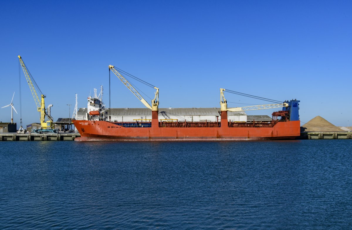 Russian Cargo Ship The Baltic Leader 