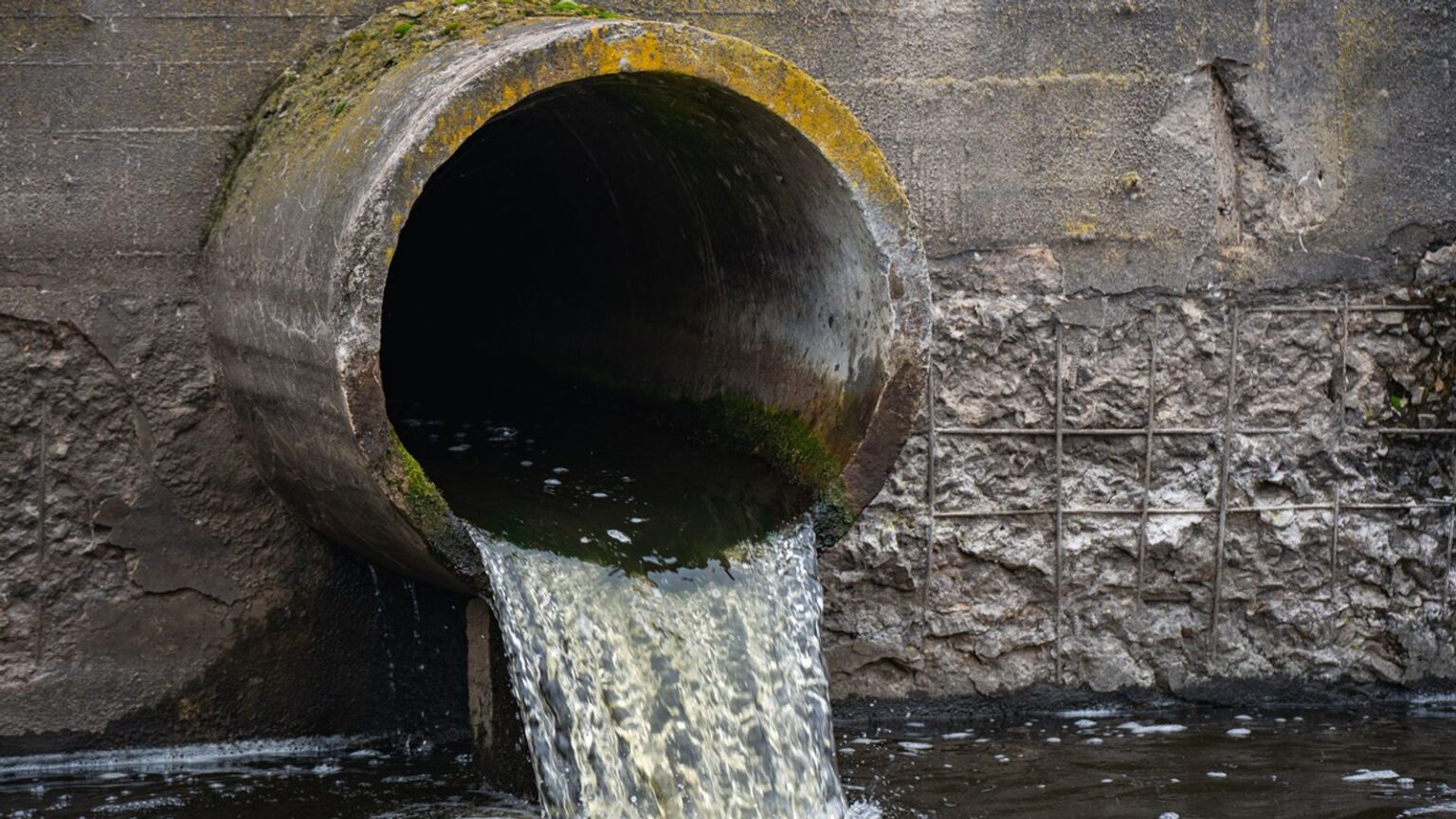 Sewage overflow into a river. File pic: iStock