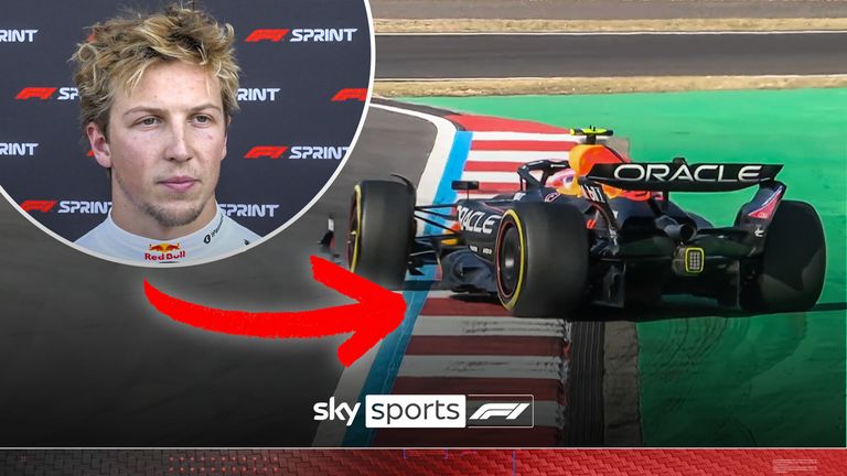Liam Lawson apologises to his team after being knocked out of SQ1 and qualifying 'plum last' for the Sprint at the Chinese Grand Prix.