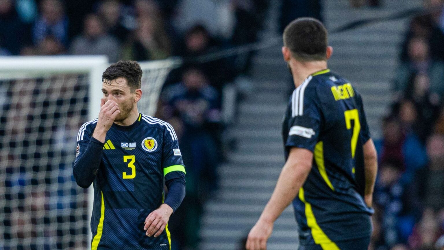 Scotland 0 – 3 Greece Scotland will play in Nations League B