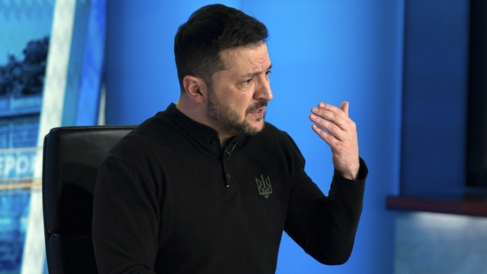 Ukrainian President Volodymyr Zelensky who had previously accepted a full ceasefire proposal during talks in Saudi Arabia, criticised Russia’s reluctance to commit to an agreement.(AP)