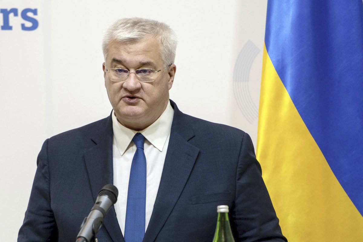 Ukrainian Foreign Minister Andrii Sybiha Speaking