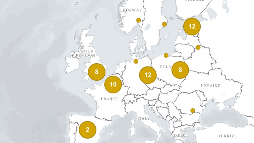 This AP map shows sabotage across Europe that has been blamed on Russia and its proxies