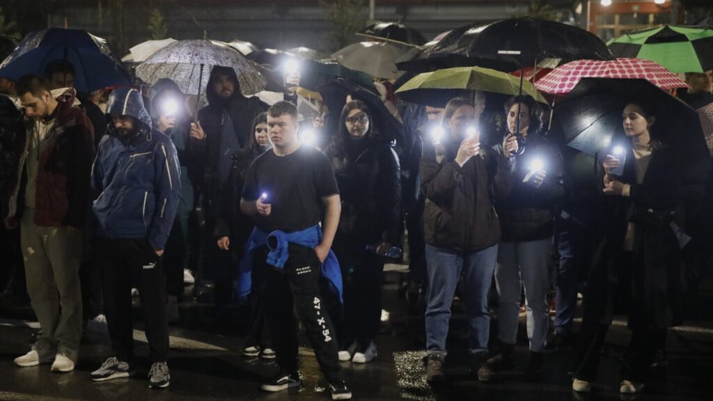 Protesters demanding greater accountability march in North Macedonia over deadly nightclub fire Protesters demanding greater accountability march in North Macedonia over deadly nightclub fire