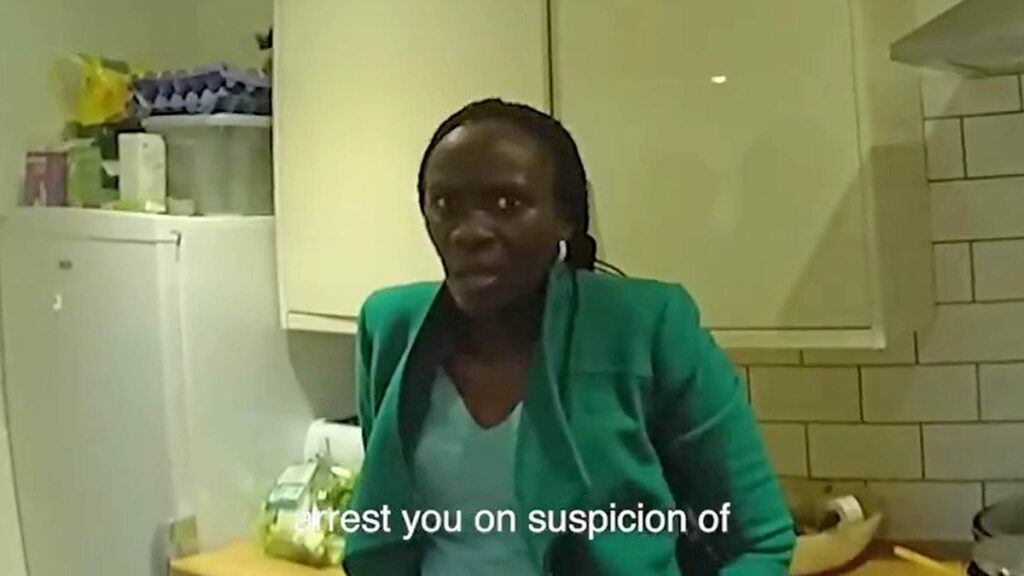 Moment UN judge insists 'I have immunity' as she's arrested for forcing woman to work as her slave