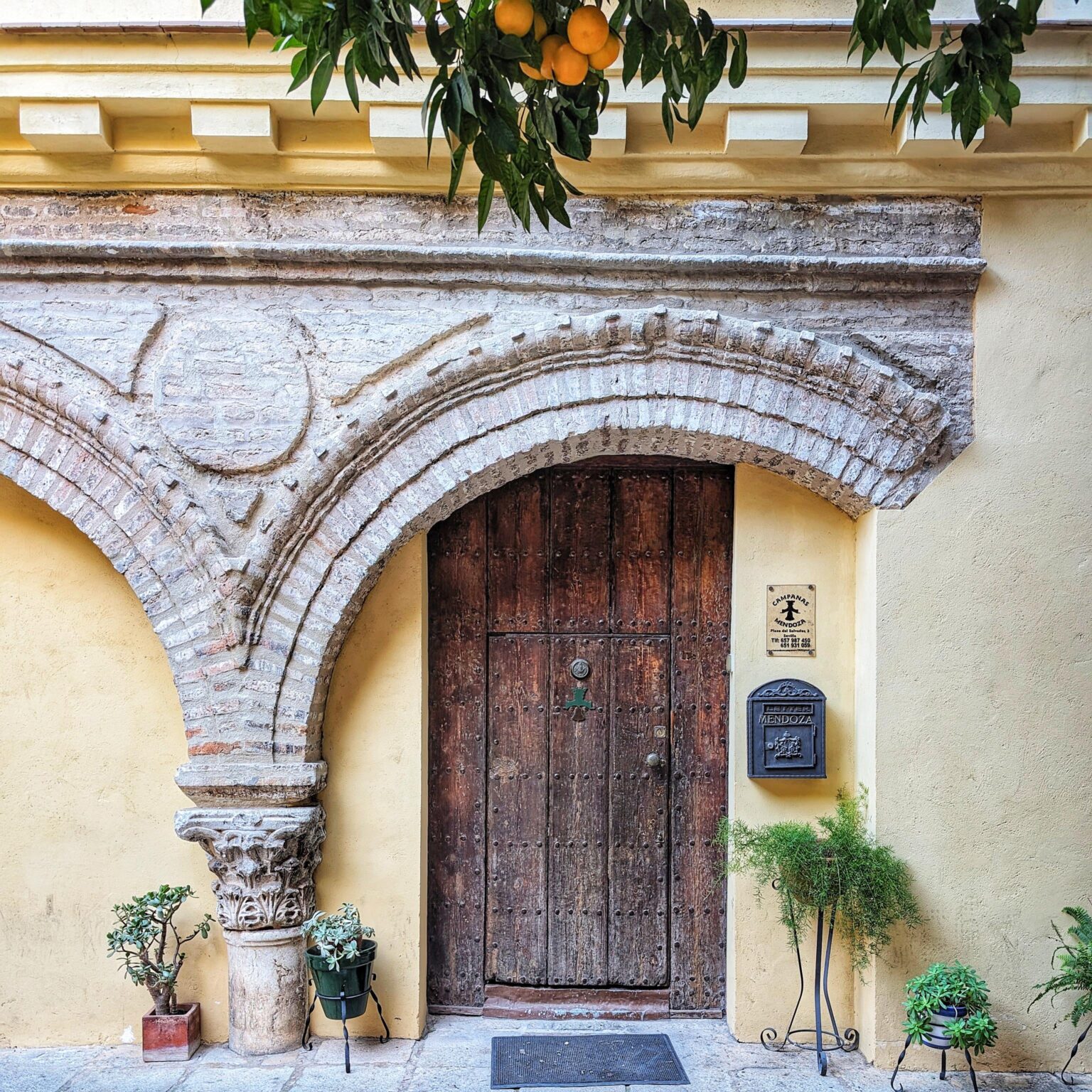 Wicket Gate & a Historic Arch in Seville