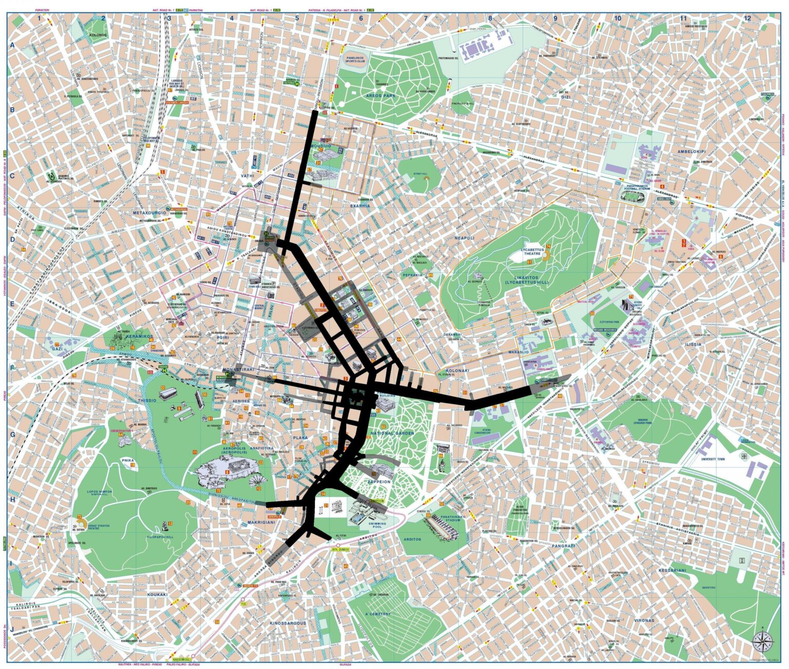 Athenians, please help me map the greatest protest of citizens in the history of the Greek state.