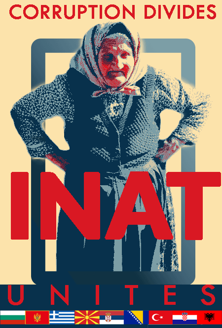 My modest attempt to unify the protests under one word. You have your money and political power? We don't care. Prepare to face endless inat.