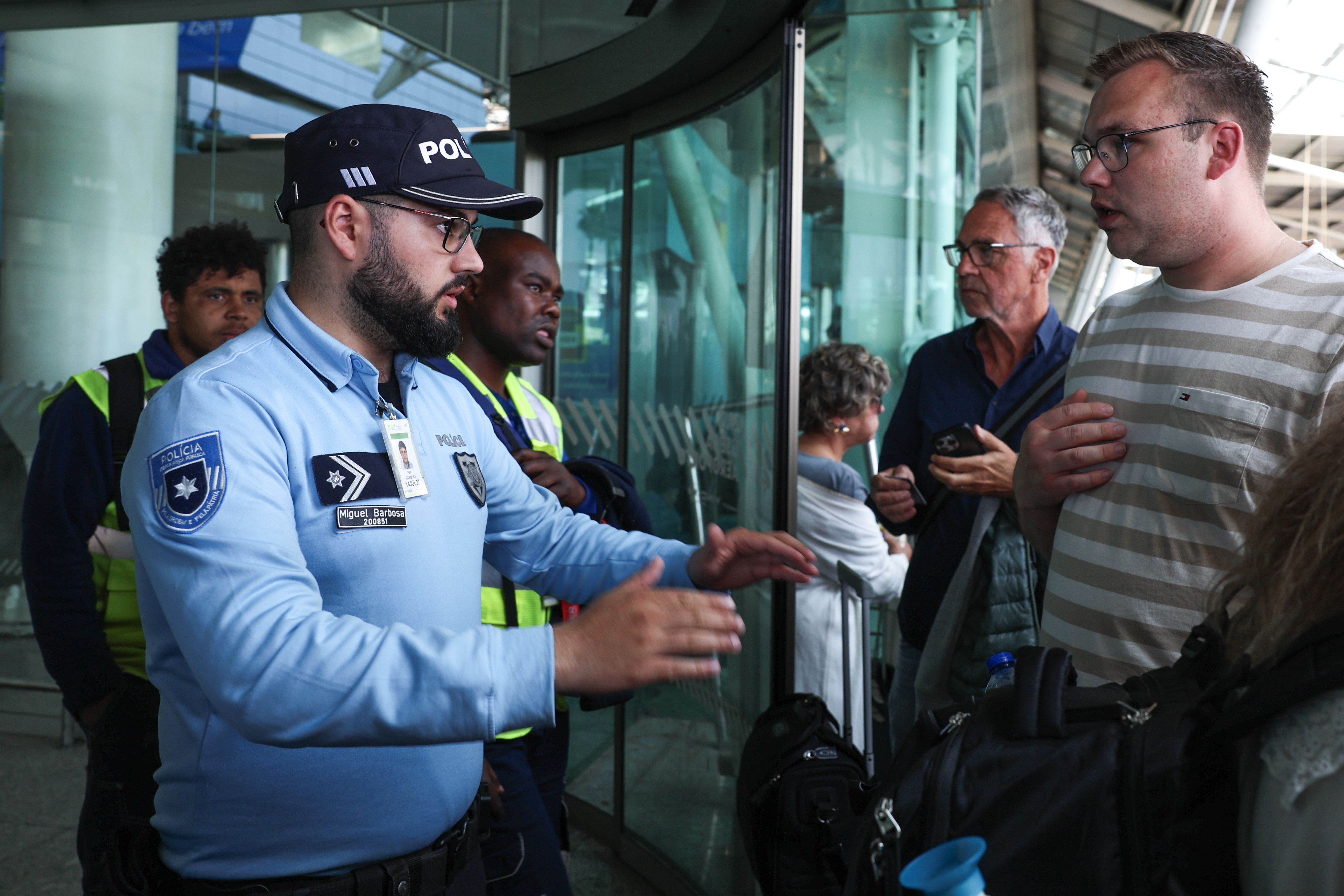 Lisbon’s Humberto Delgado airport is closed at the arrivals zone