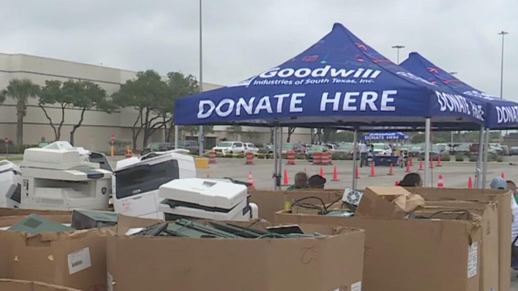 Goodwill hosts Earth Month e-waste drive