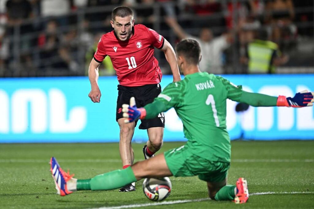 Georgia begin Nations League campaign with emphatic win over the Czech Republic