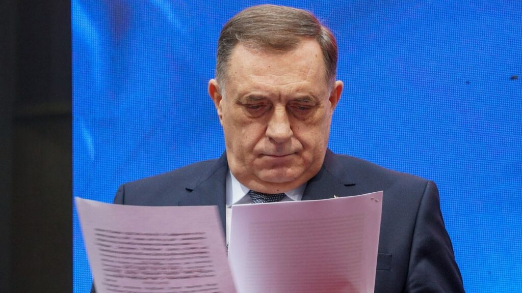 State-level security agency fails to arrest Bosnian Serb leader Milorad Dodik