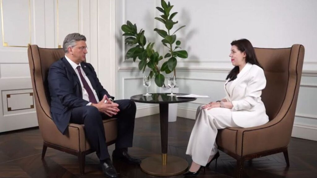Croatia is pushing for Bosnia's EU membership, PM Plenković tells Euronews