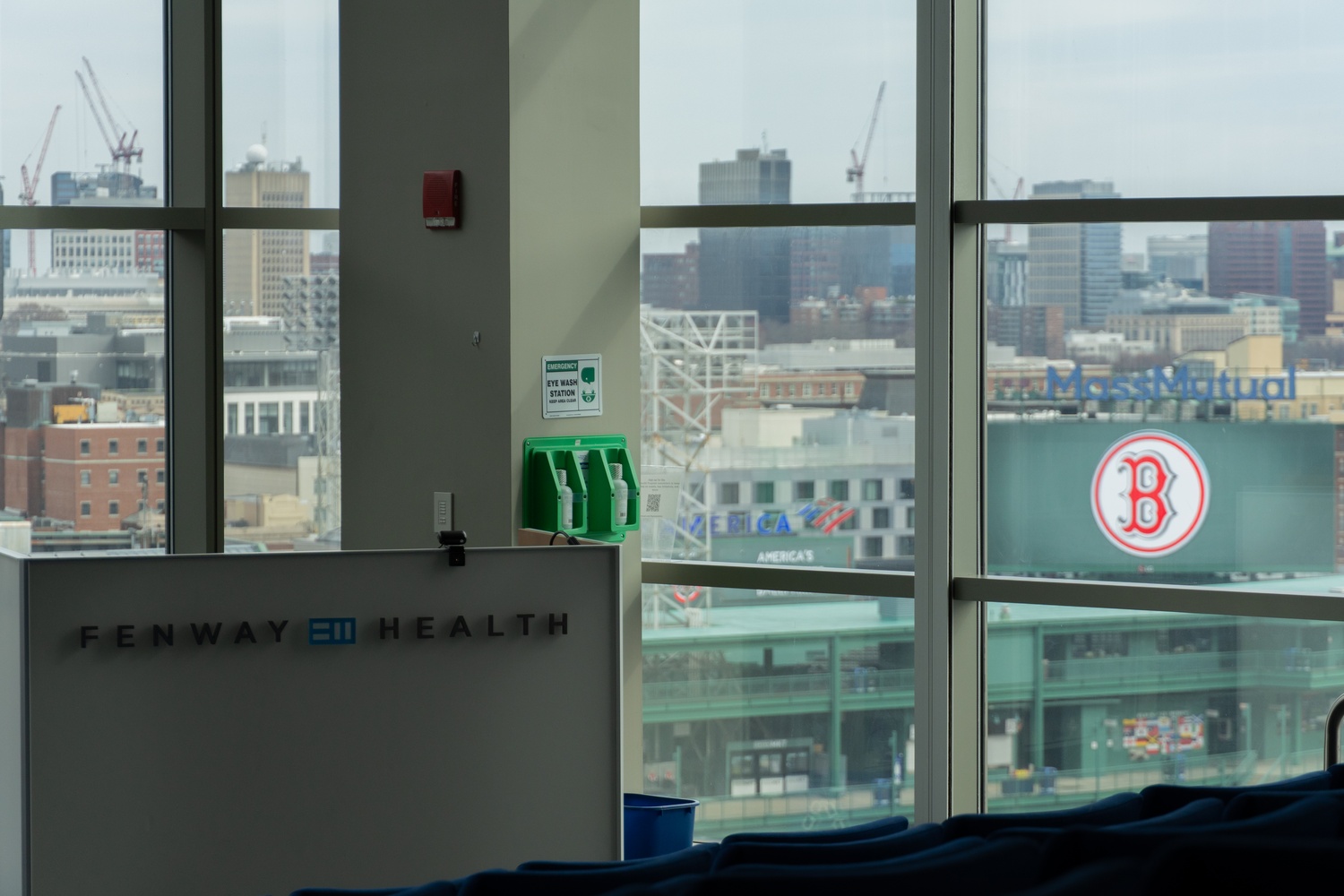 Today, Fenway Health sits in a glass-and-steel skyscraper overlooking Fenway Park and an upscale oyster bar.