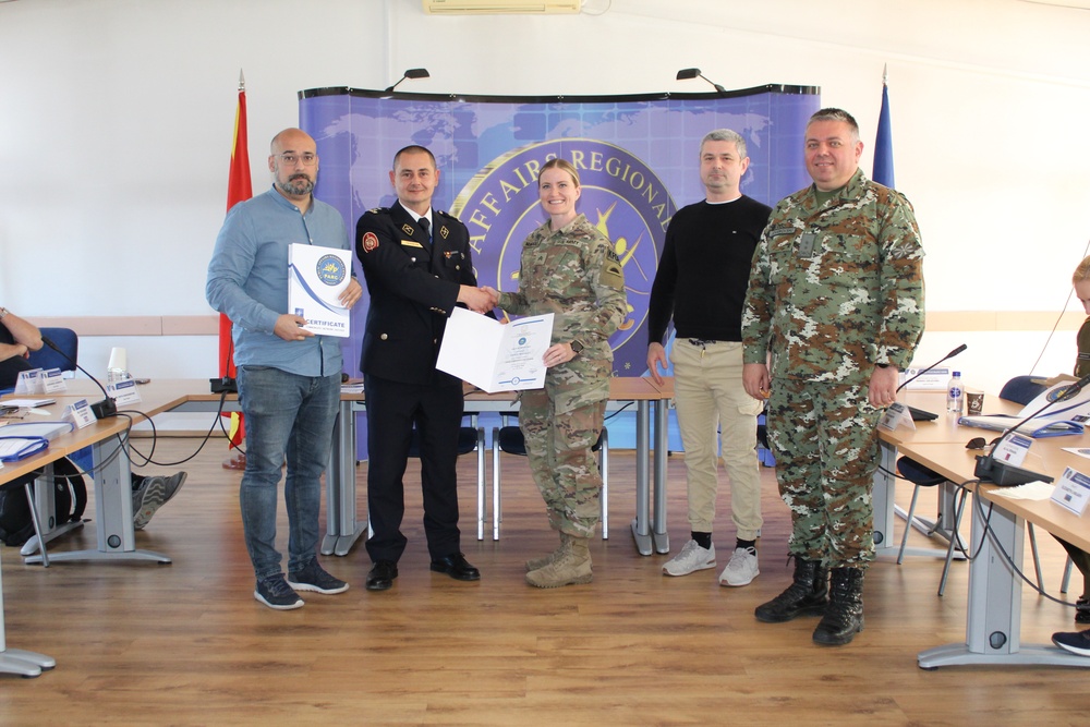 KFOR Soldiers attend Crisis Communications Course at PARC