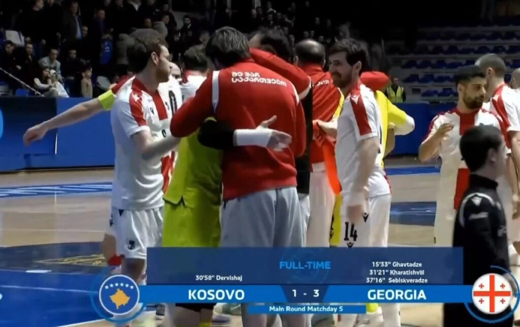 Futsall, Kosovo defeated again by Georgia Futsall, Kosovo defeated again by Georgia
