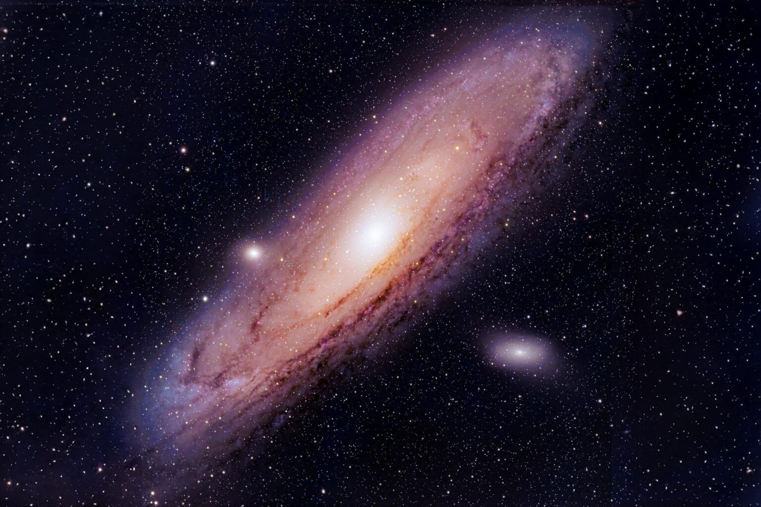 My over processed photo of the Andromeda galaxy.