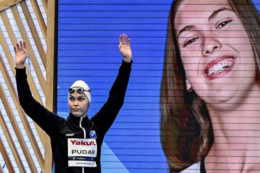 Bosnian Olympic Butterflier Lana Pudar Commits to Virginia Lana Pudar of Bosnia Herzegovina prepares to compete in the Women