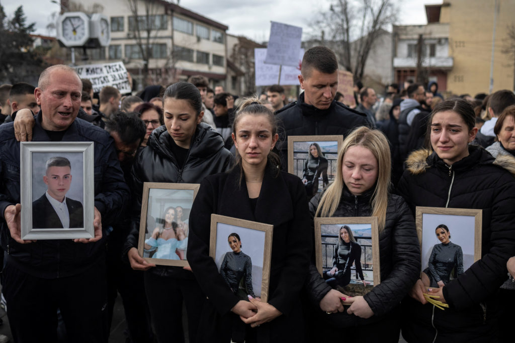 Community grieves after deadly nightclub fire in Kocani