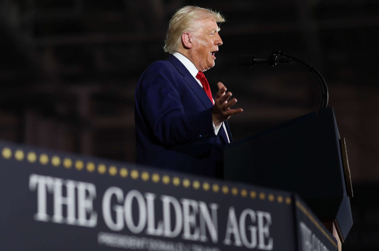 Trump Blames Biden After Report Shows Economy Shrank in First 3 Months of 2025