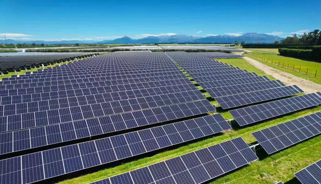 New Zealand’s largest solar farm opens on Canterbury Plains