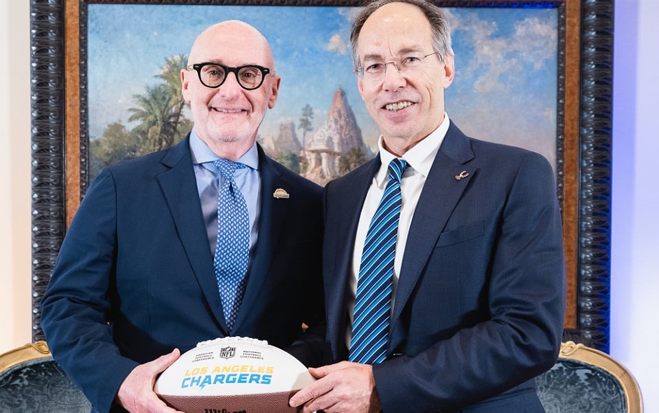 LA Chargers brings the NFL to Greece