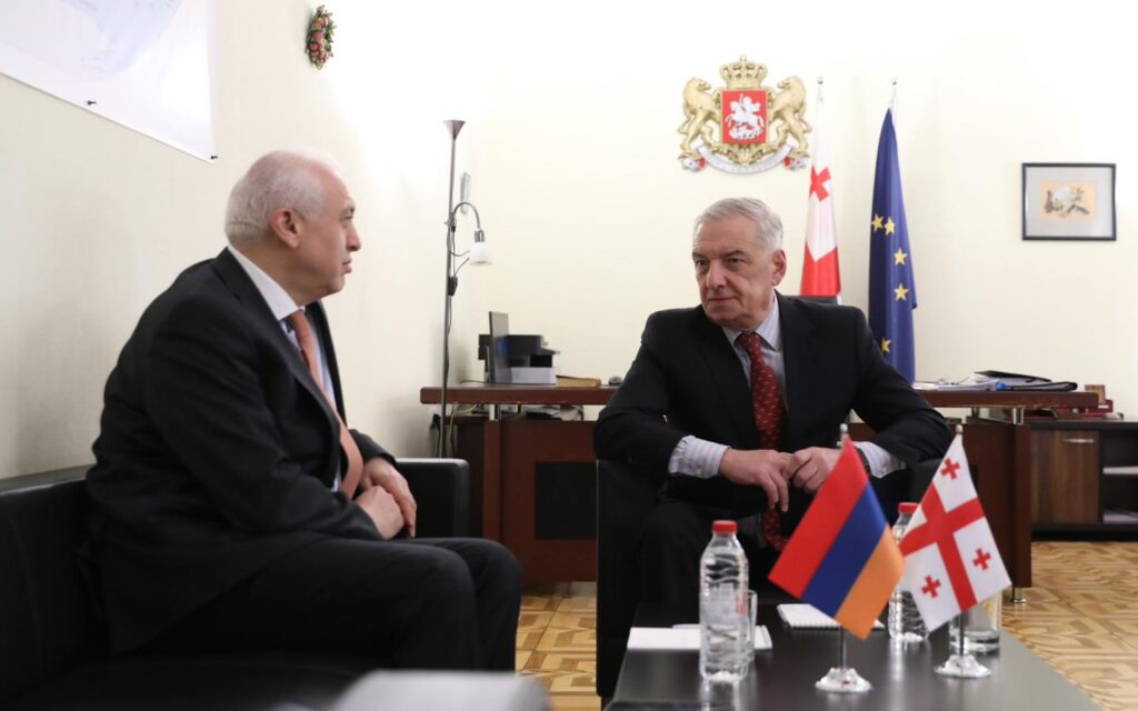 Issues related to expanding cooperation between legislative bodies of Republic of Armenia and Georgia discussed