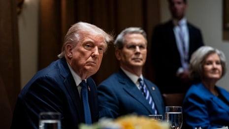 Trump claims he is in talks with Beijing over tariffs despite denial from China – video