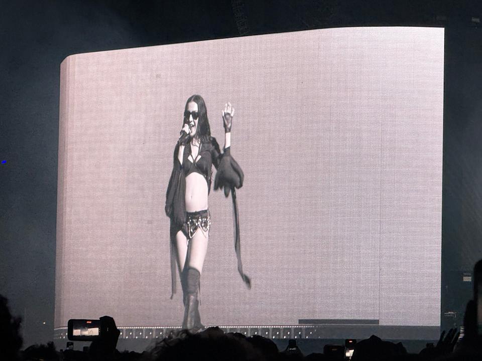 Charli xcx brought "brat" to the Coachella Valley Music and Arts Festival on Saturday, April 12, 2025.