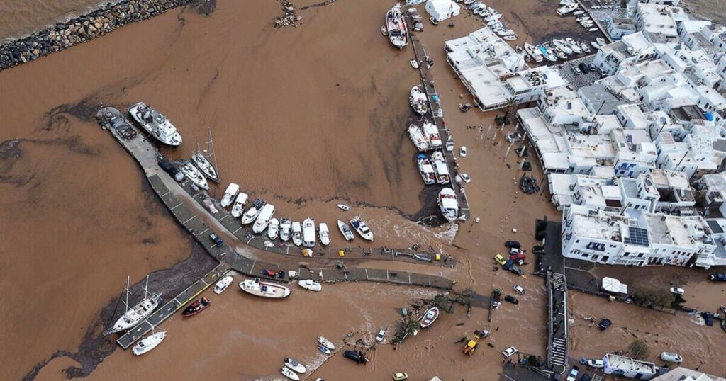 Greece: Horror as beautiful island left underwater by flash flooding | World | News