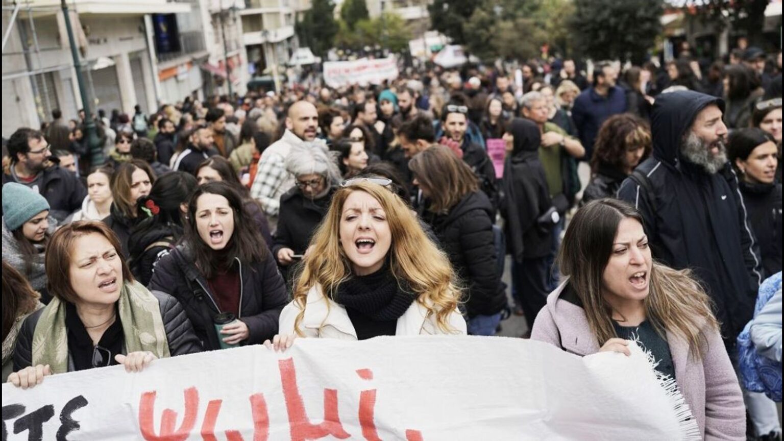 General strike in Greece to demand higher pay, end to austerity, and justice for Tempi rail crash victims General strike in Greece to demand higher pay, end to austerity, and justice for Tempi rail crash victims