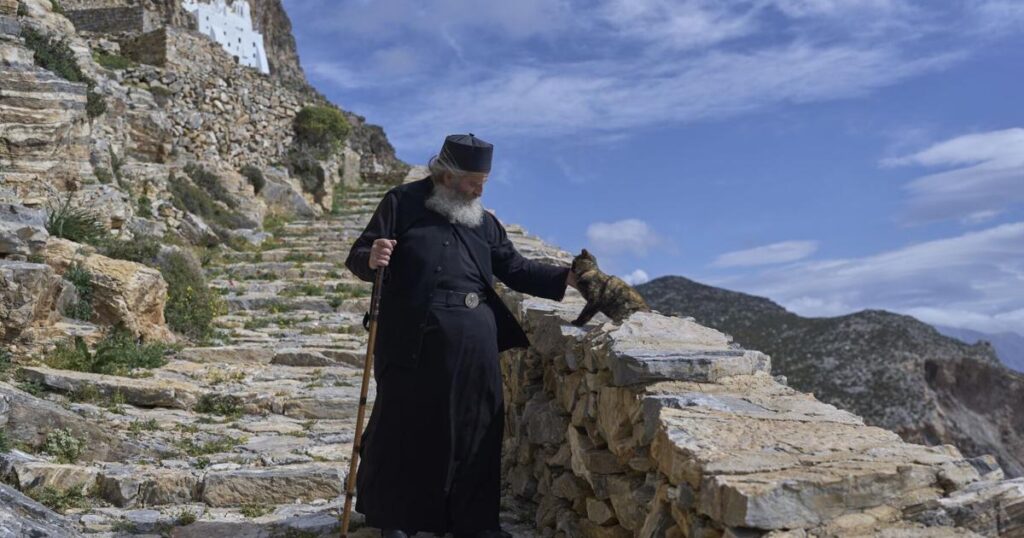 PHOTO COLLECTION: Greece Lifelong Island Monk | US and World News PHOTO COLLECTION: Greece Lifelong Island Monk | US and World News