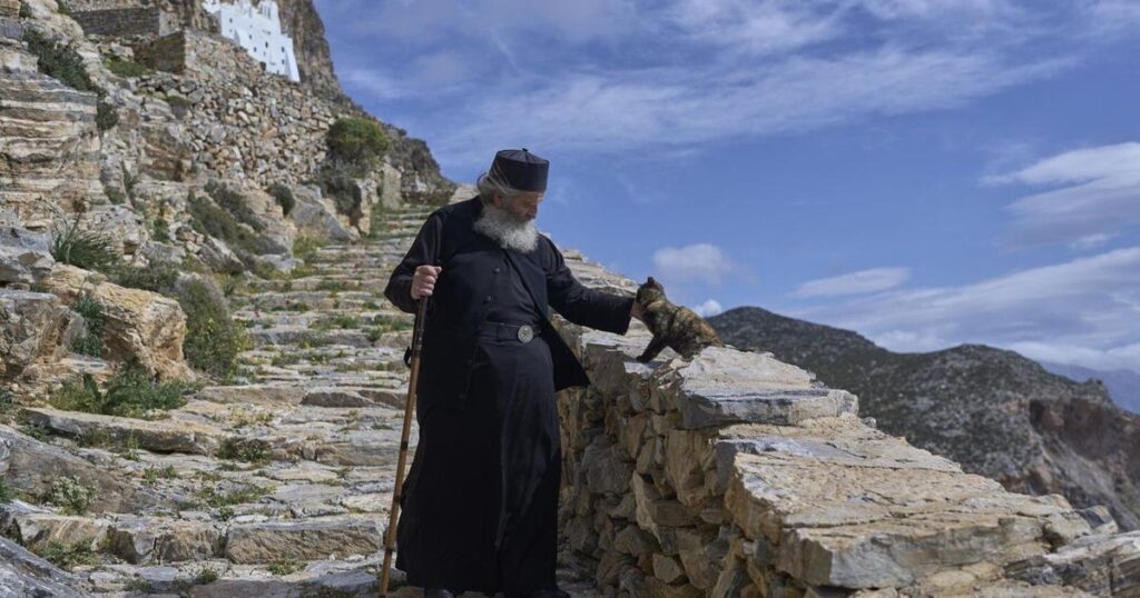 PHOTO COLLECTION: Greece Lifelong Island Monk PHOTO COLLECTION: Greece Lifelong Island Monk