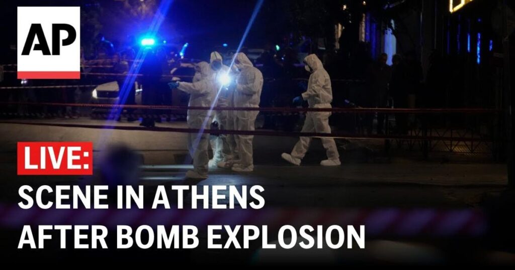 LIVE: Scene in Athens after bomb explosion in Greece | Videos