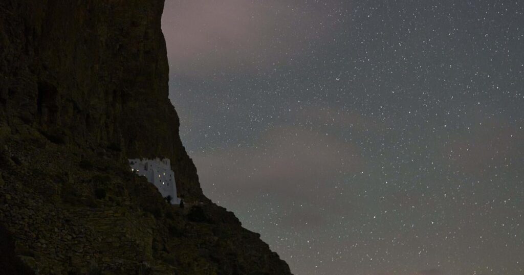 Greece Monastery Night Sky Photo Gallery | Nation / World AP news of the day
