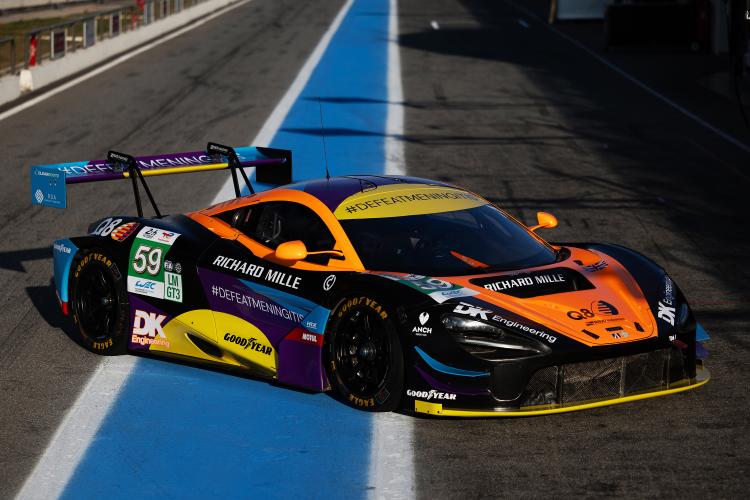 24 Hours of Le Mans 2025: the #59 McLaren sports a livery committed to fighting meningitis