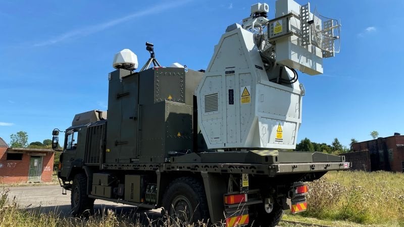 Drone swarm taken down by British Army's groundbreaking radio wave weapon
