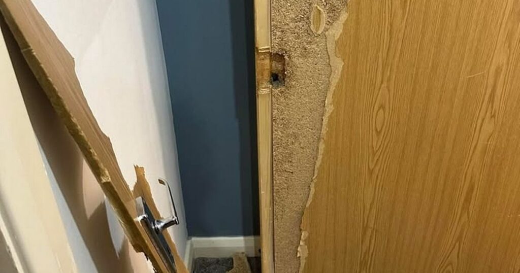 'Greater Manchester Police broke down my door after getting the wrong house - and are refusing to pay for the damage'