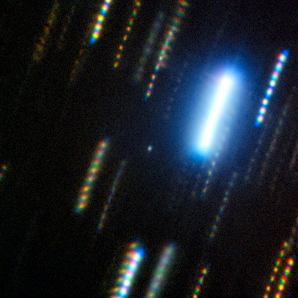 New observations show the asteroid that won’t hit Earth resembles a spinning hockey puck