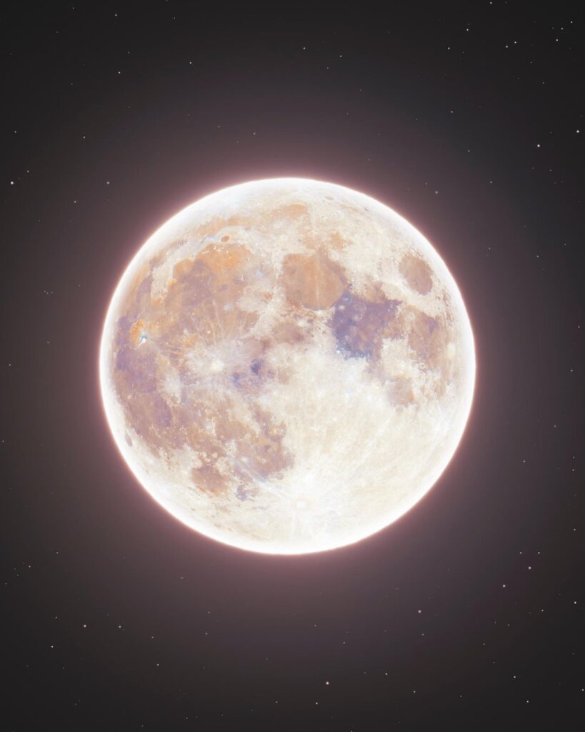 The Full Pink Moon tonight