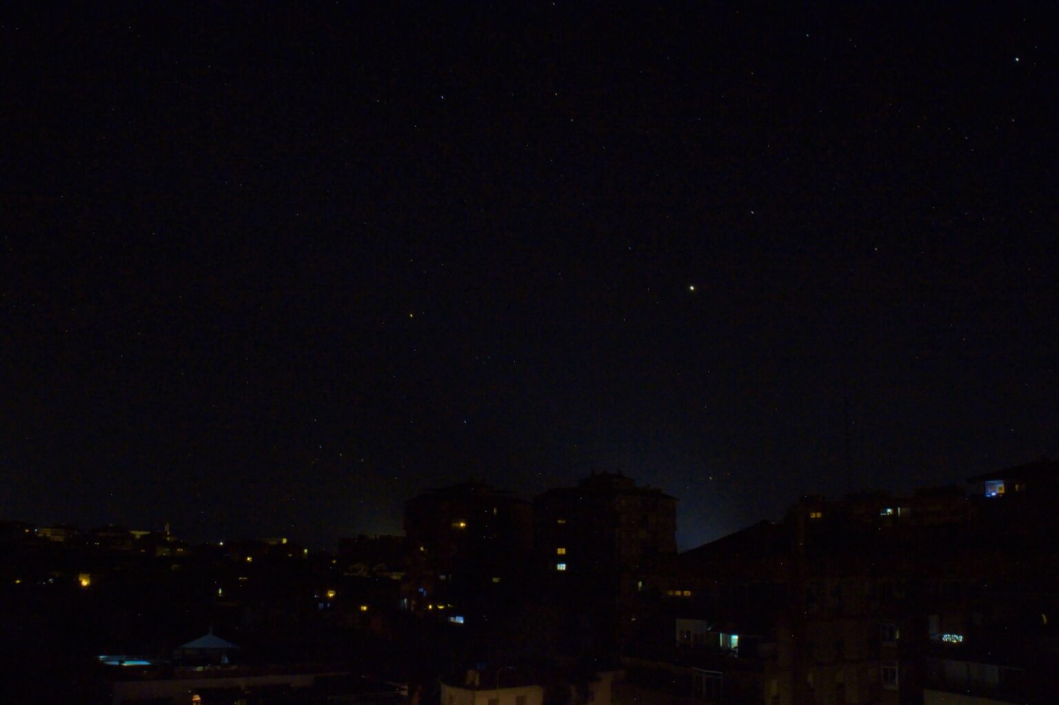 Photo to take from the stars during the blackout.