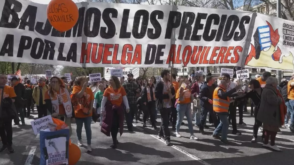 Protests sweep across Spain against high housing costs