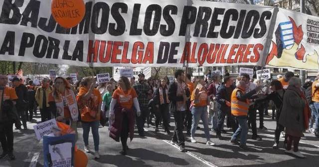 Protests sweep across Spain against high housing costs Protests sweep across Spain against high housing costs