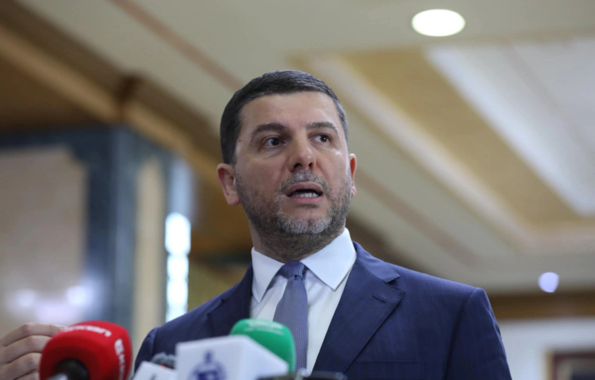 Chairman of the Democratic Party of Kosovo (PDK), Memli Krasniqi