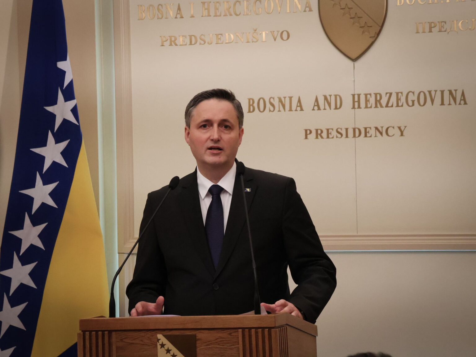 Becirovic in Brussels calls for long-term Presence of NATO Forces in BiH